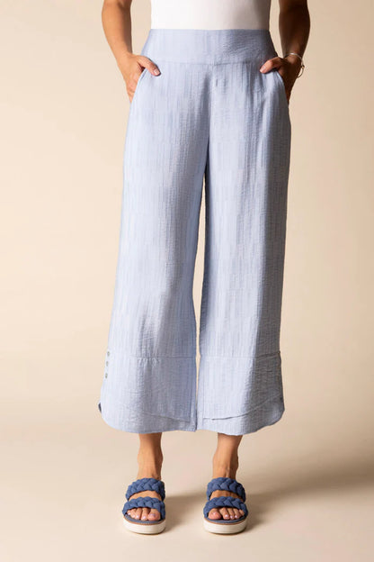Whisper Jacquard Rayon Crop Pant | Habitat Clothing