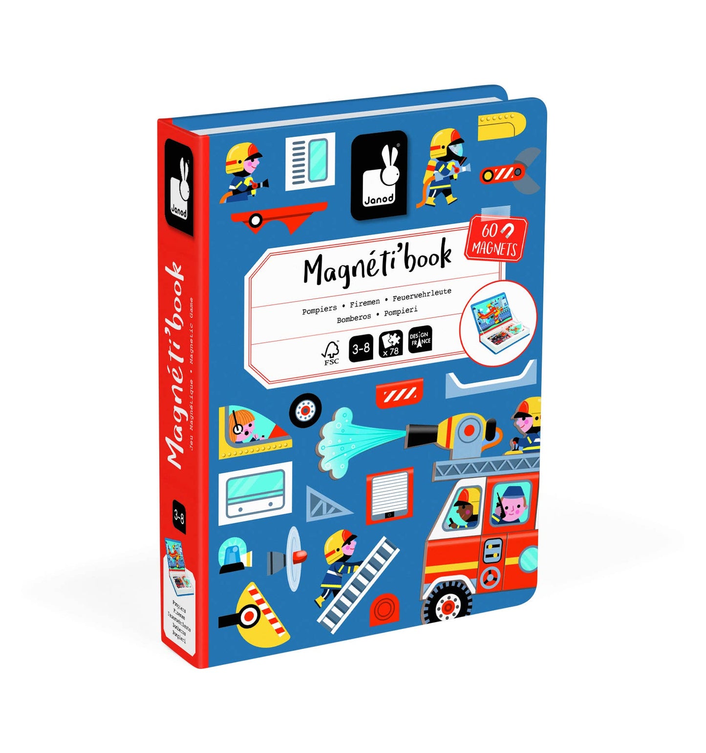 Magneti'book - Firemen | Janod