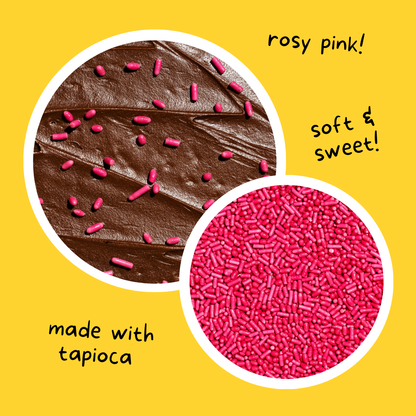 Dye-Free Rosy Pink Softie Sprinkles | Supernatural