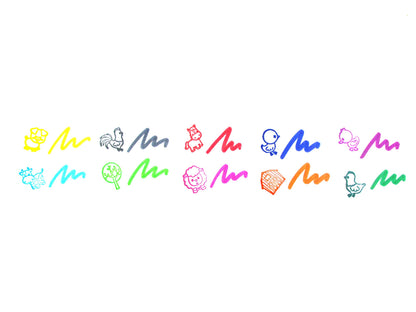 Farm Animals Stamp Marker Set - Set of 10 | Tiny Mills