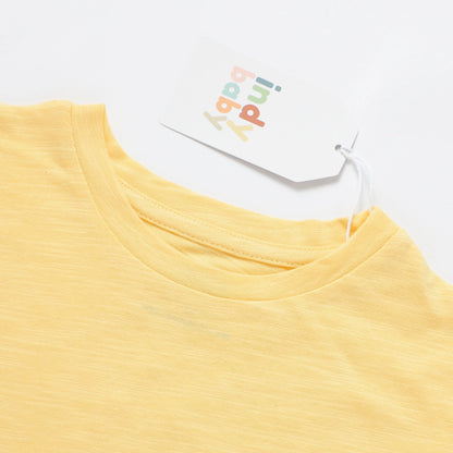 Lemon Yellow Matching Summer Set | Indy Baby