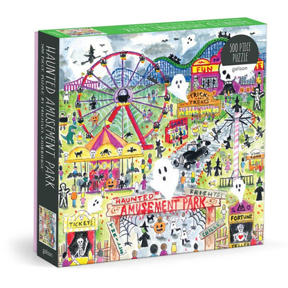 Michael Storrings Haunted Amusement Park Puzzle (500 Piece) | Galison