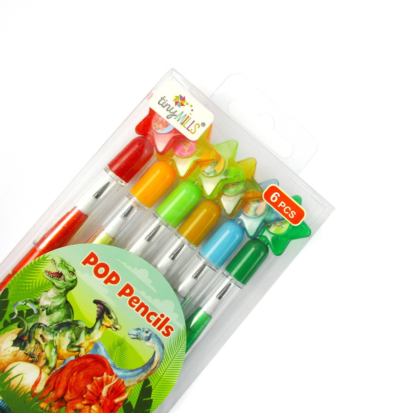 6 Pcs Jurassic Multi-Point Pencils | Tiny Mills