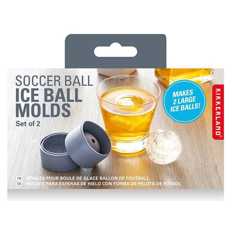 Soccer Ball Ice Ball Molds | Kikkerland Designs