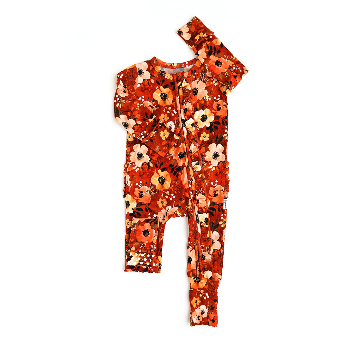 Auburn Ruffle Romper | Gigi & Max