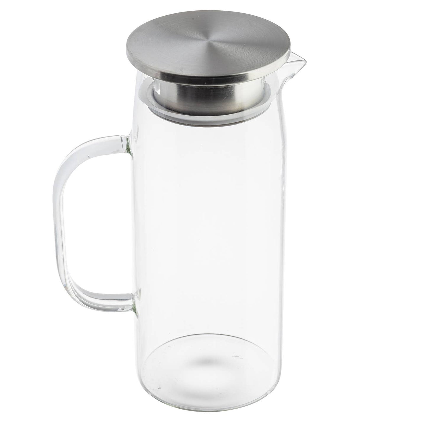 34 oz Glass Pitcher w/ Stainless Lid | TableCraft