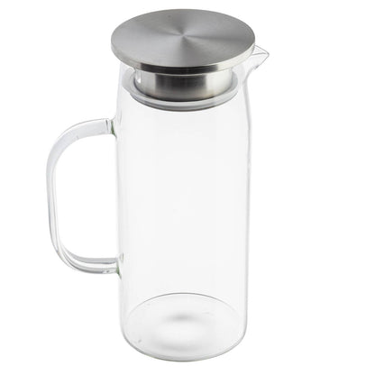 34 oz Glass Pitcher w/ Stainless Lid | TableCraft