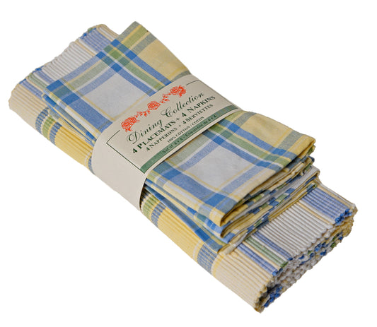 Placemats & Napkins Set (4 of each) - St. Jean | Accent Linen