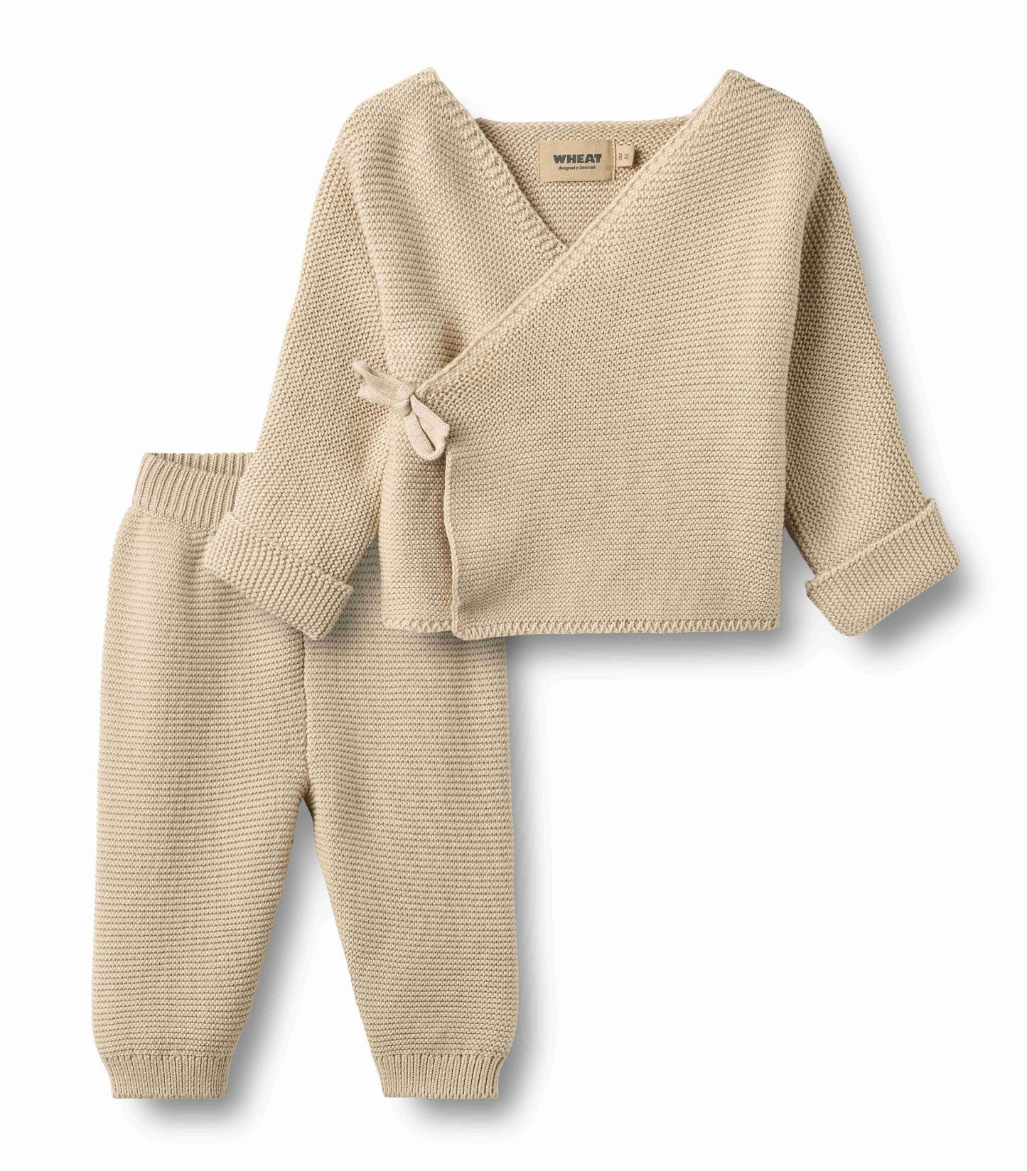 Indigo Off-White Baby Set | Wheat
