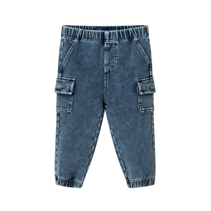 Infant Buttondown Denim Jogger Set | Andy & Evan