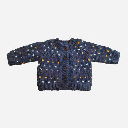 Navy Heart Sawyer Cardigan | The Blueberry Hill