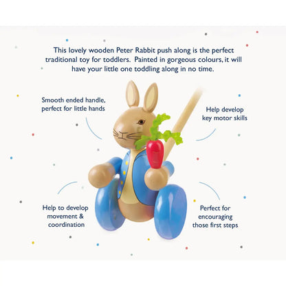 Peter Rabbit™ Boxed Push Along | Orange Tree Toys