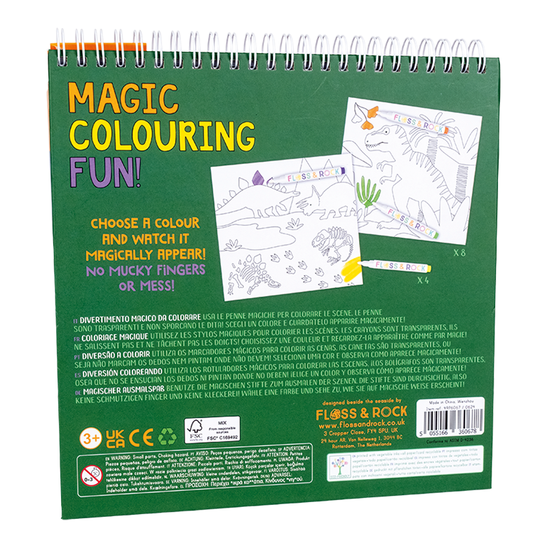 Dino Magic Colouring Fun | Floss & Rock