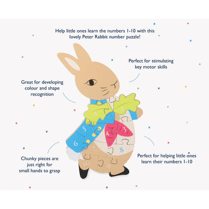 Peter Rabbit™ Number Puzzle | Orange Tree Toys