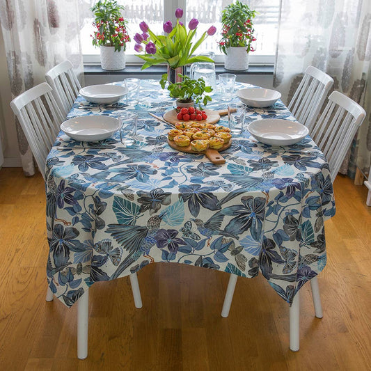 Blues Tablecloth 98x57” | Nanja Wedin Design