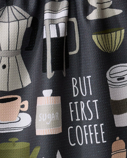 But First, Coffee Towel | Geometry