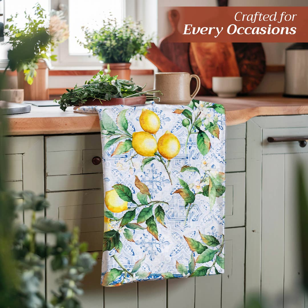 Citrus Kitchen Towels - Set Of 3 | Maison d'Hermine