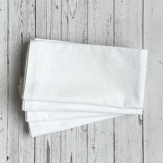 White Cotton Napkin (Set of 4) | Mahogany