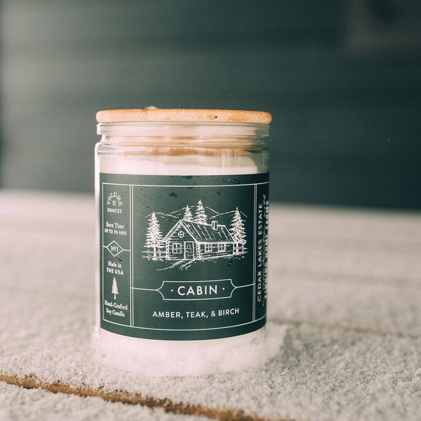 Soy Candle - Cabin Scent | Finding Home Farms