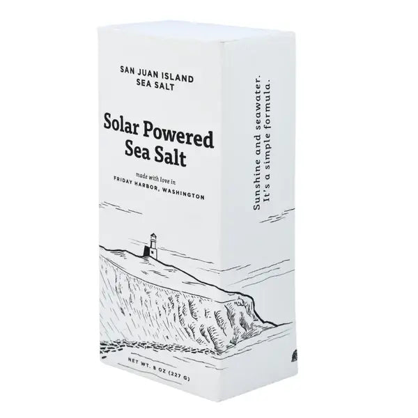 Solar Powered Sea Salt | San Juan Island Sea Salt