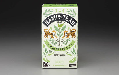 Organic Pure Green Tea  (20 Teabags) | Hampstead Organic