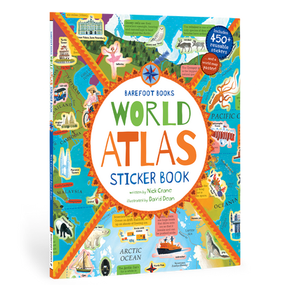 World Atlas Sticker Book | Barefoot Books
