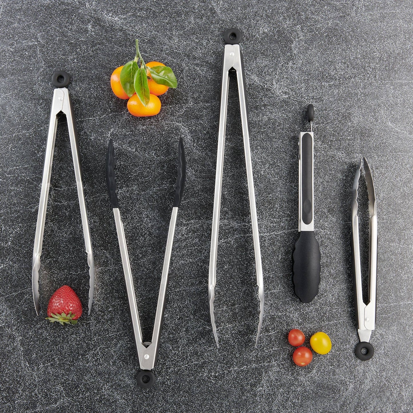 9" Cutlery-Pro Silicone Tongs | HIC Kitchen