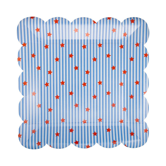 Stripes and Stars Paper Plate | My Mind's Eye