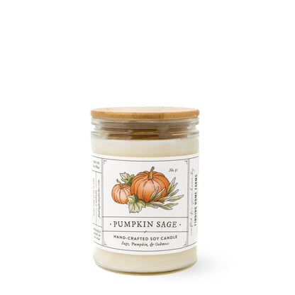 Soy Candle - Pumpkin Sage Scent | Finding Home Farms