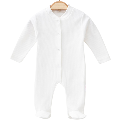 Organic Cotton Footed Jumpsuit | Himmelberg Baby