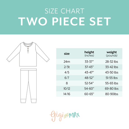 Bumble Ruffle Bamboo Lounge Set | Gigi & Max