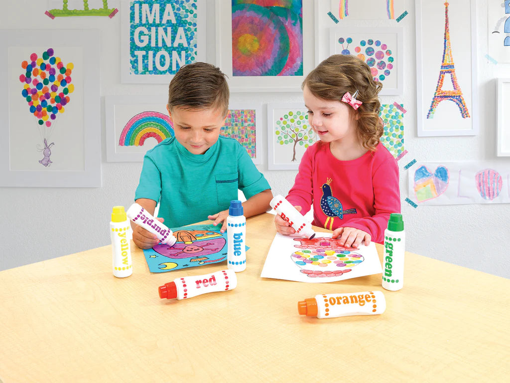 4 Pack Rainbow Dot Markers | Do·A·Dot Art