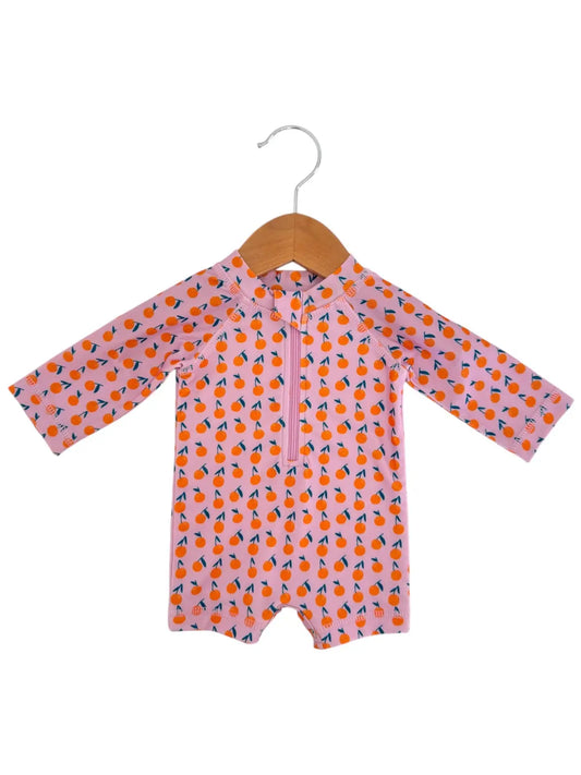 Oranges UPF 50+ Sonny Rashguard Swimsuit | Siix Collection