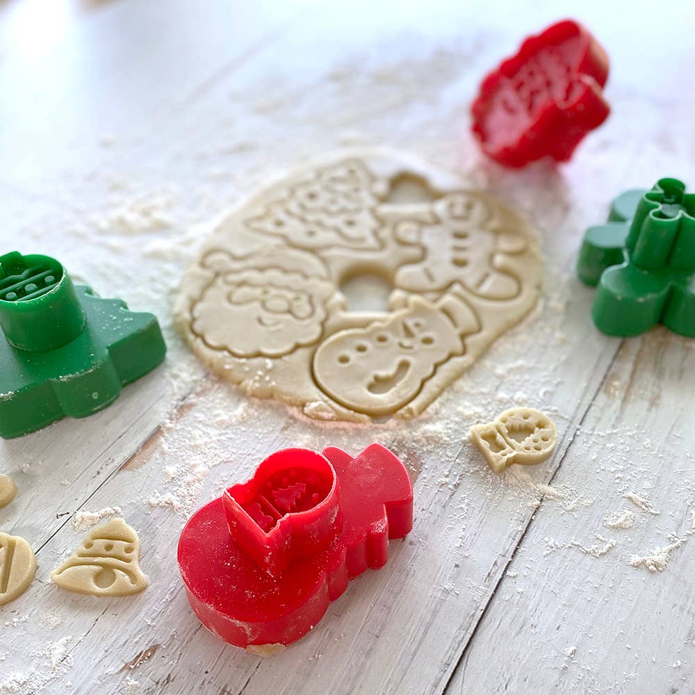Christmas Cookie Stamps Double Sided S/4 | R&M International
