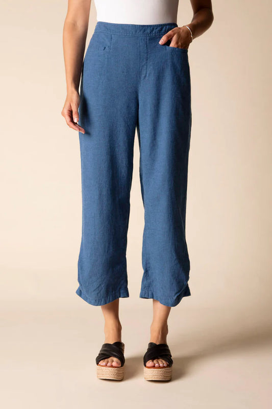 Pleat Button Capri | Habitat Clothing