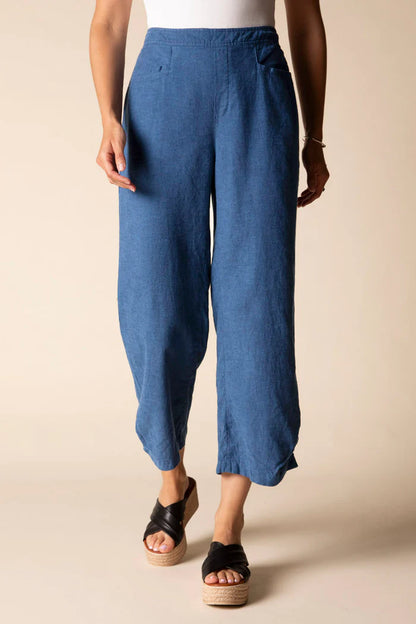 Pleat Button Capri | Habitat Clothing
