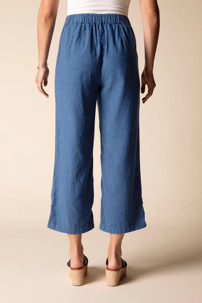 Pleat Button Capri | Habitat Clothing