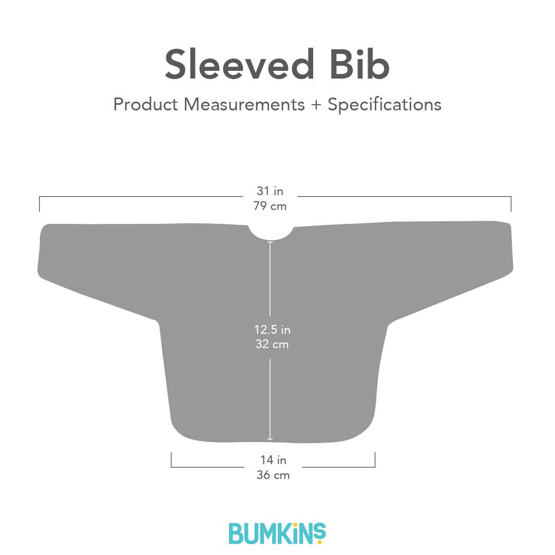 Sleeved Bib: Winnie Loves Hunny | Bumkins