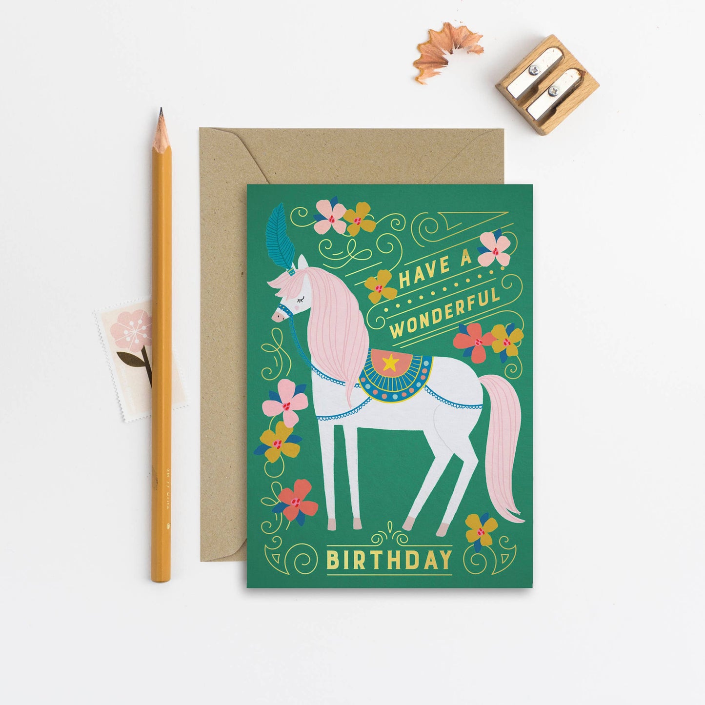 Circus Horse Kid's Birthday Card | Mifkins