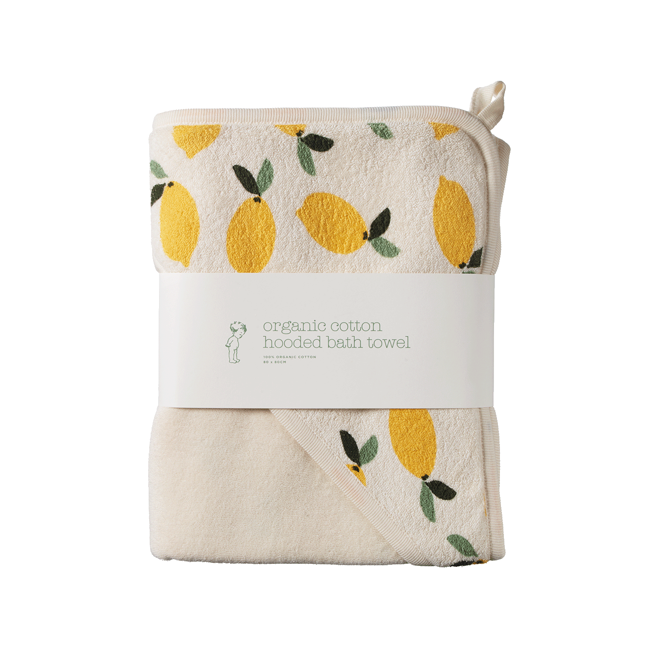 Lemon Hooded Towel | Nature Baby
