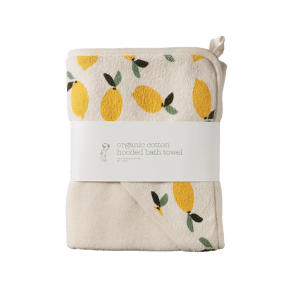 Lemon Hooded Towel | Nature Baby