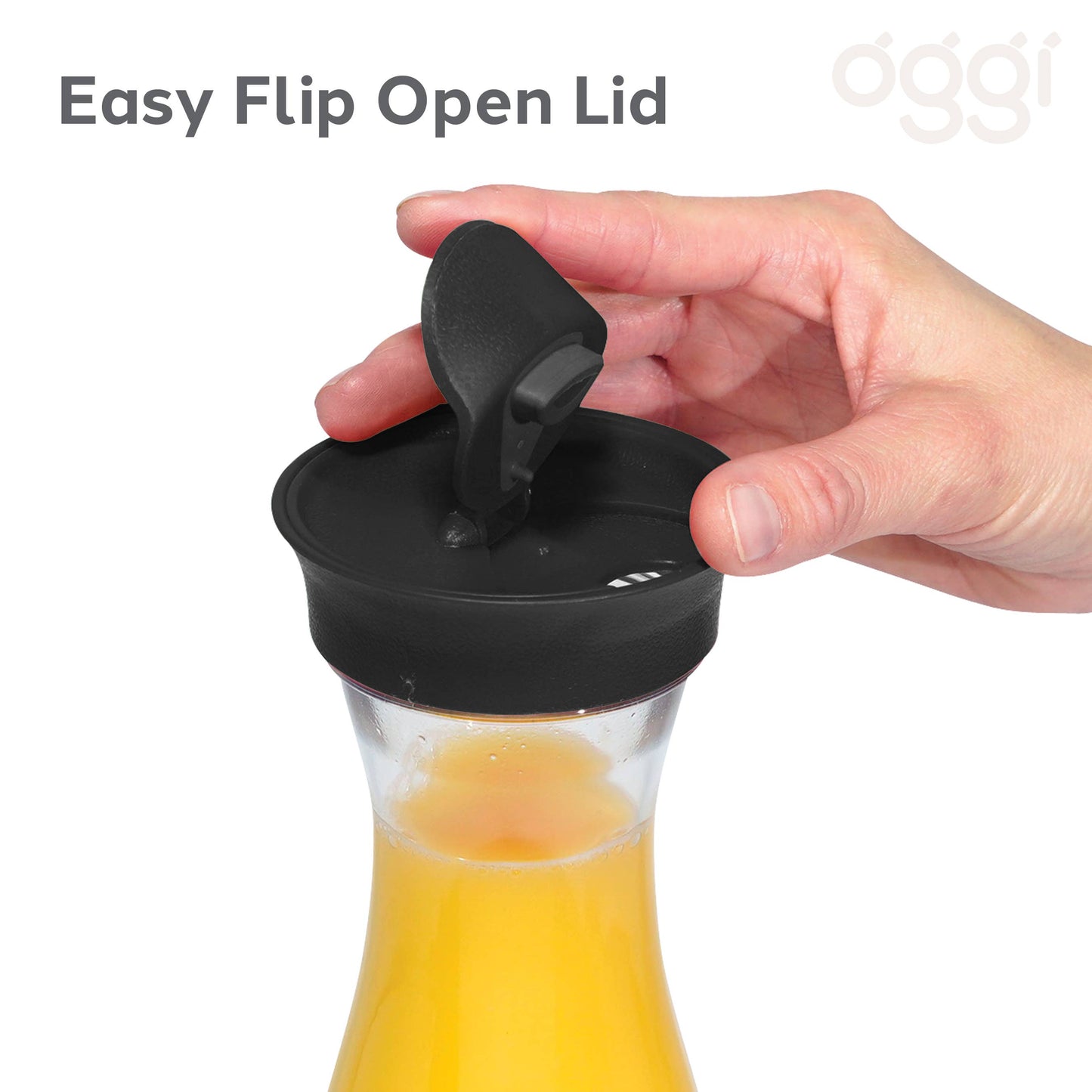 JuIce Jar w/ Flip-Open Lid (1.6 lt, 54 oz) | Oggi