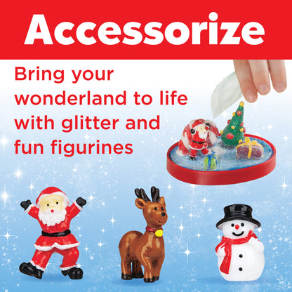 Make Your Own Holiday Snow Globes Craft Kit | Faber-Castell