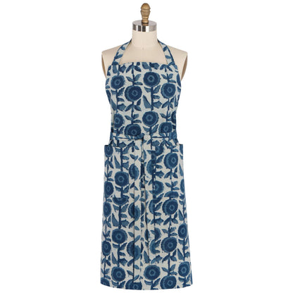 Gilia Block Print Apron | Danica Heirloom