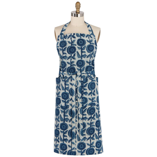 Gilia Block Print Apron | Danica Heirloom