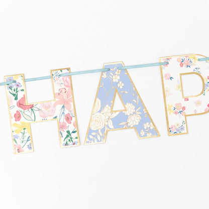 English Garden Birthday Garland | Meri Meri
