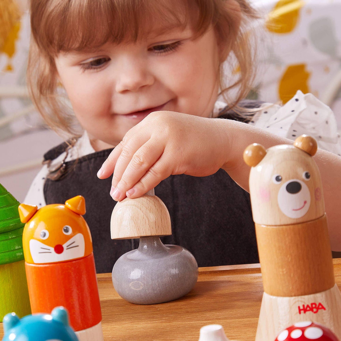 Forest Animals Wooden Stacking Toy | HABA