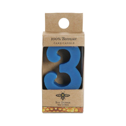 Birthday Number Cake Candles (Various) | Big Dipper Wax Works