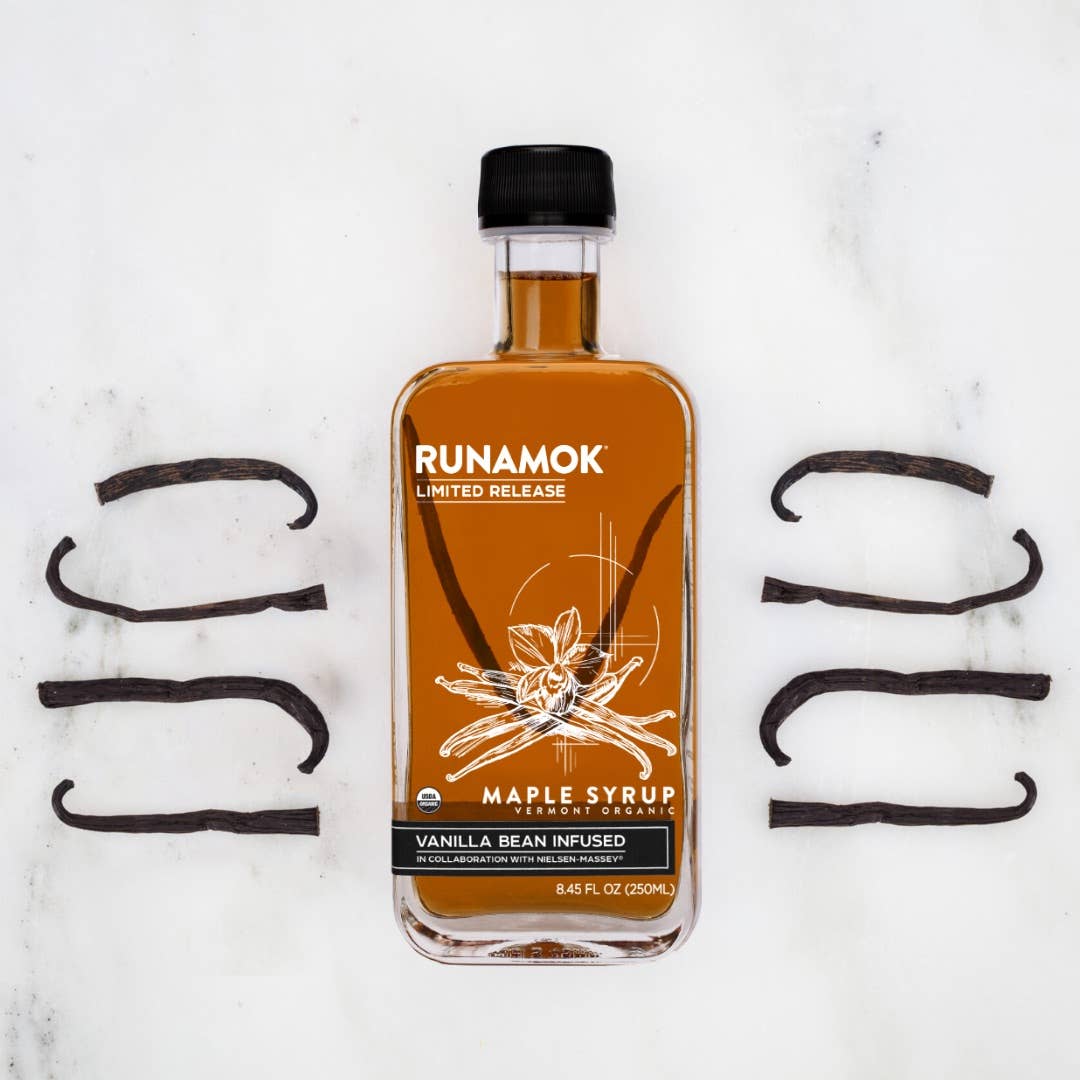 Vanilla Bean Infused Organic Maple Syrup | Runamok
