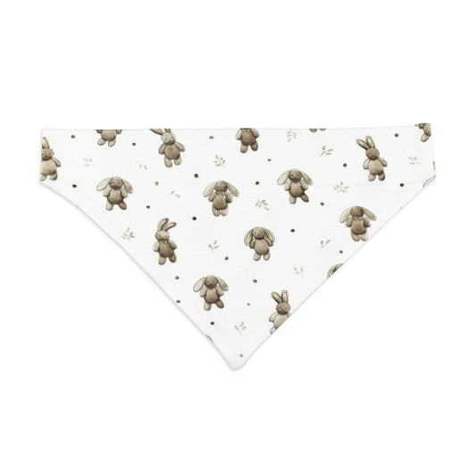Printed Pet Bandana in Bunny Shadow | L'ovedbaby